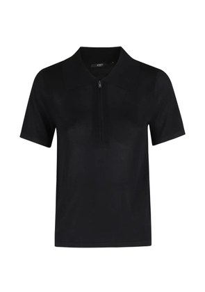 Seventy zip-fastening polo shirt - Black
