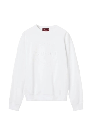 Gucci embossed sweatshirt - White