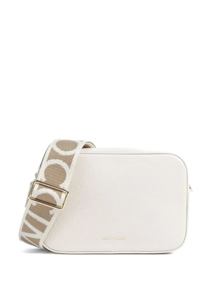 Coccinelle small Tebe logo-strap shoulder bag - Neutrals