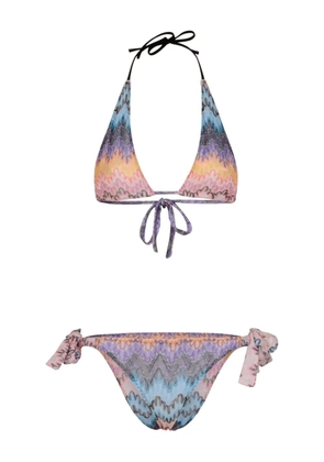 Missoni abstract-print bikini - Blue