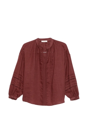 JcSophie Leslie perforated blouse - Brown