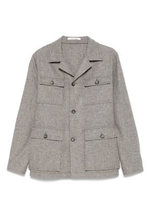 Tagliatore button-down jacket - Grey