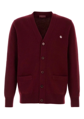 Gucci burgundy cardigan - Red