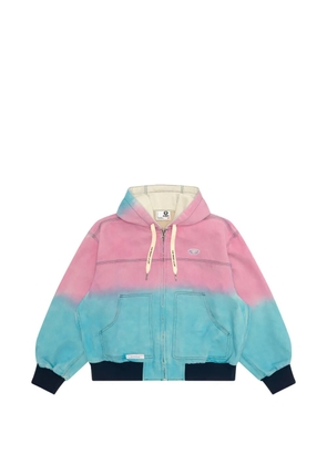 AAPE BY *A BATHING APE® dip-dye hooded jacket - Pink