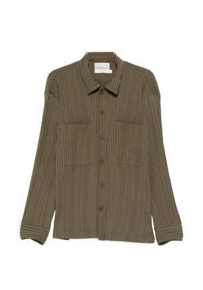 Gongdid Design pocketed buttoned shirt - Green
