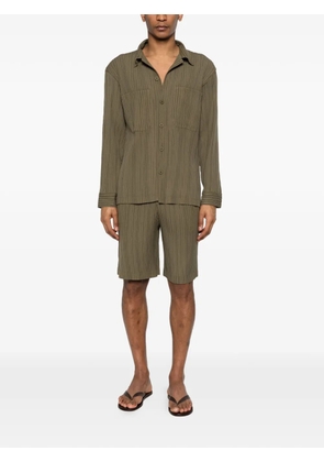 Gongdid Design pocketed buttoned shirt - Green