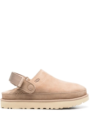 UGG Goldenstar suede flatform clogs - Neutrals