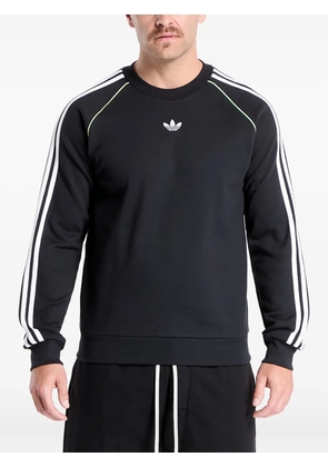 adidas piping crew-neck sweatshirt - Black