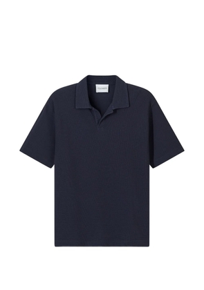 Closed short-sleeved T-shirt - Blue