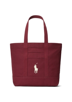 Polo Ralph Lauren embroidery tote bag - Red