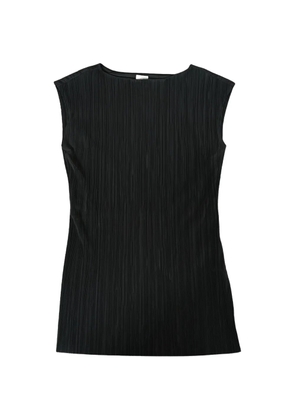 Calvin Klein pleated-design top - Black