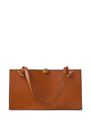 Versace Severine leather tote bag - Brown