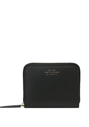 Smythson small Panama zip-around wallet - Black