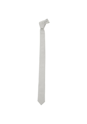 Emporio Armani polka dot tie - White