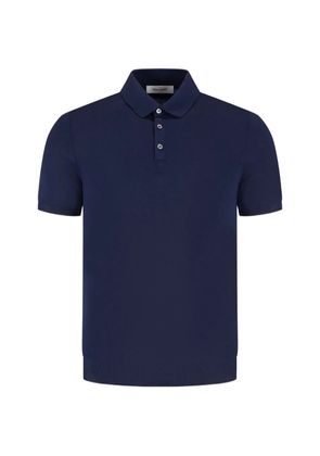 Gran Sasso buttoned polo shirt - Blue