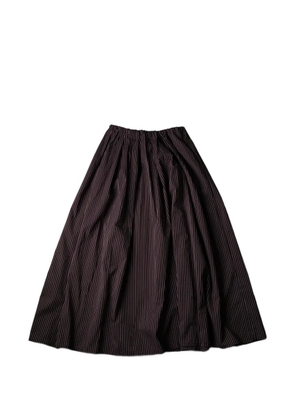 Faithfull the Brand Pelea pinstripe-pattern midi skirt - Purple