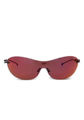 Diesel Iconic rimless shield sunglasses - Black