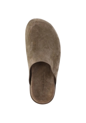 Rick Owens suede slip-on sandals - Brown