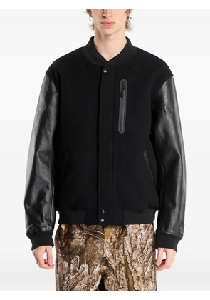 Nike Destroyer zip pocket sleeved bomber jacket - Black