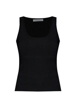 Max Mara ribbed vest top - Black