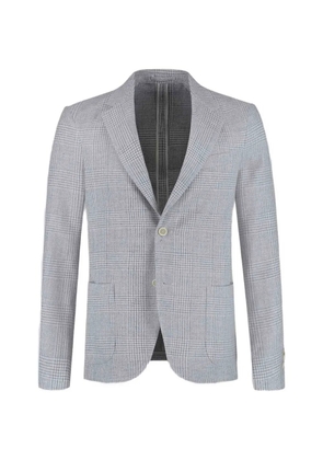 Lardini houndstooth single-breasted blazer - Grey