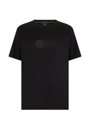 BOSS embossed-logo T-shirt - Black