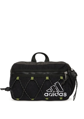 adidas logo webbing belt bag - Black