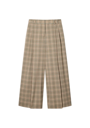 PS Paul Smith wide-leg cropped trousers - Neutrals