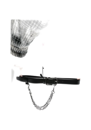 The Attico chain-detail belt - Black