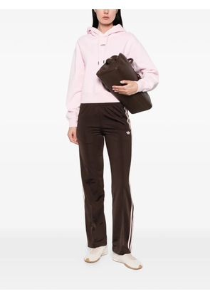 adidas logo-embroidered trousers - Brown