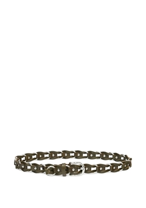 ISABEL MARANT Bali leather belt - Green