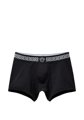 Versace cotton-jersey trunks - Black