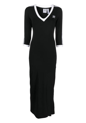 adidas Adicolor Classics 3-stripes maxi dress - Black