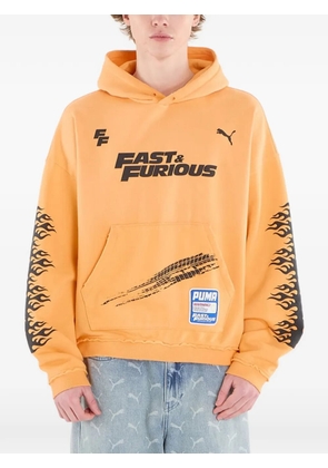 PUMA x Fast & Furious graphic-print hoodie - Orange