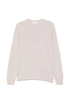 Gran Sasso ribbed crew-neck sweater - Neutrals
