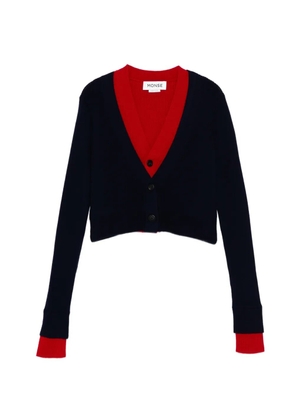 Monse cropped fold-up cardigan - Blue