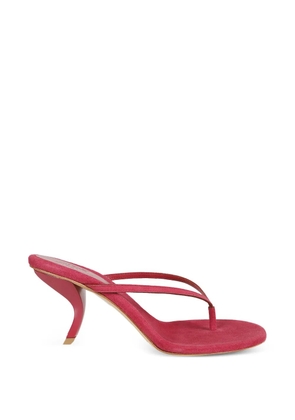 GIABORGHINI Aurorina leather sandals - Red