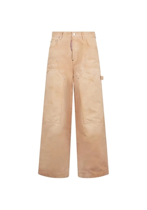 DSQUARED2 garment dyed baggy carpenter jeans jeans - Neutrals
