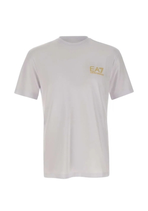 Ea7 Emporio Armani logo crew-neck T-shirt - White