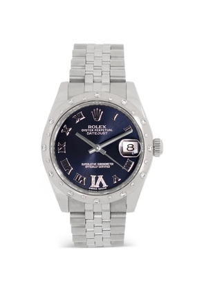 Rolex Diamond Roman Datejust 31mm watch - Blue