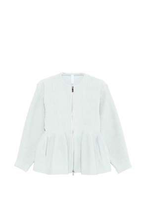 CFCL peplum zipped jacket - Green
