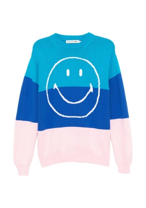 Joshua Sanders smiley-intarsia sweater - Blue