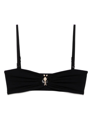 Christopher Esber ruched prong bandeau - Black