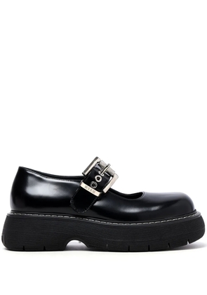 MSGM buckle platform mary jane shoes - Black