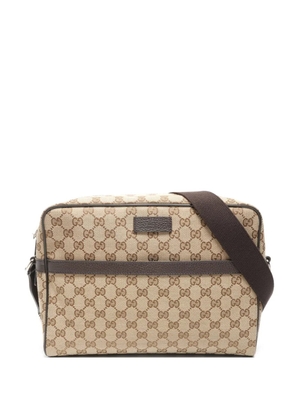 Gucci Pre-Owned 2010-2020s GG canvas shoulder bag - Neutrals
