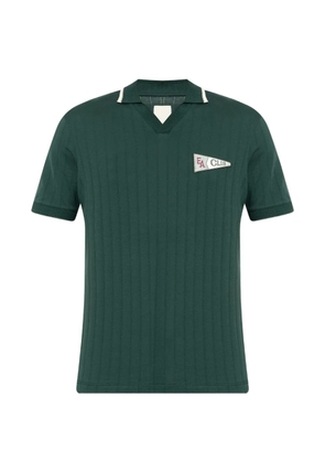 Emporio Armani applique V-neck T-shirt - Green