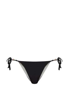 Bond-eye Anali reversible beaded-tie bikini briefs - Black