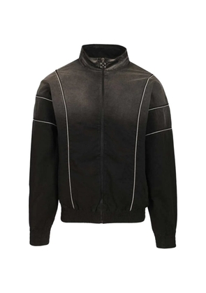 Off-White logo piped jacket - Black