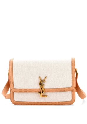 Saint Laurent Pre-Owned Solferino Bag Canvas Medium shoulder bag - Neutrals