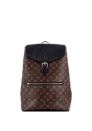 Louis Vuitton Pre-Owned Palk Macassar Monogram Canvas backpack - Black